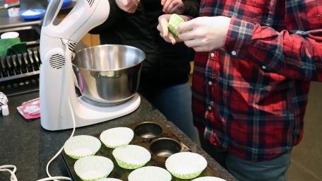 Orbis Group - Baking a pie at The Manse Adult Home