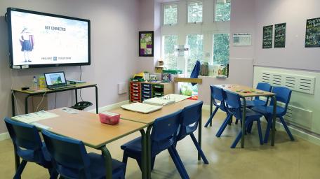Orbis Education & Care - Ty Coryton inside classroom